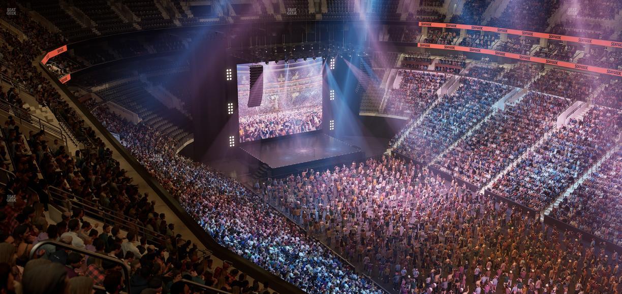 Xfinity Mobile Arena - Section 204 A Seat View