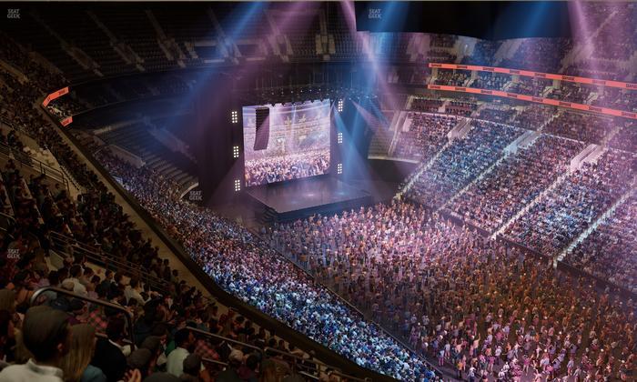 Xfinity Mobile Arena - Section 204 A Seat View