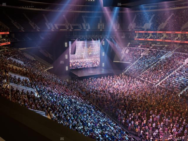 Xfinity Mobile Arena - Section 204 A Seat View