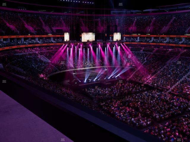 Xfinity Mobile Arena - Section 204 Seat View