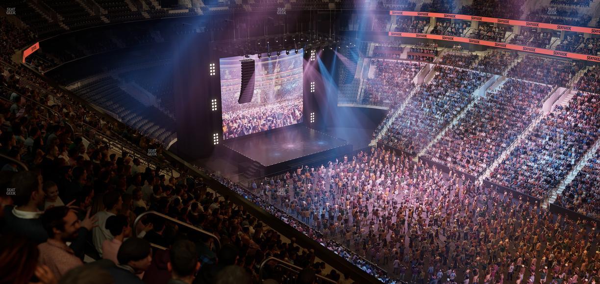 Xfinity Mobile Arena - Section 204 Seat View