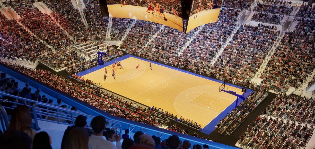 Xfinity Mobile Arena - Section 204 Seat View