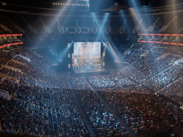 Xfinity Mobile Arena - Section 205 A Seat View