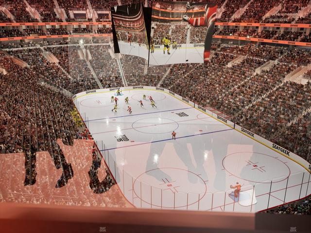 Xfinity Mobile Arena - Section 205 A Seat View