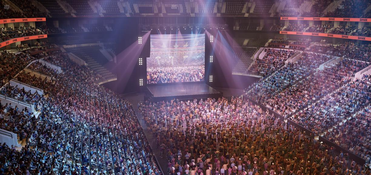 Xfinity Mobile Arena - Section 205 A Seat View