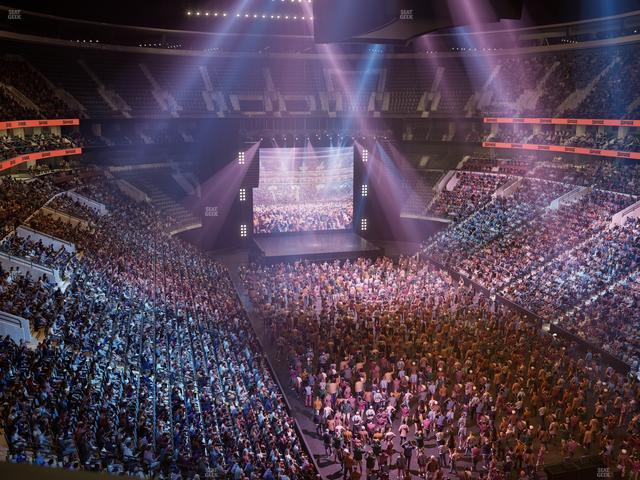 Xfinity Mobile Arena - Section 205 A Seat View
