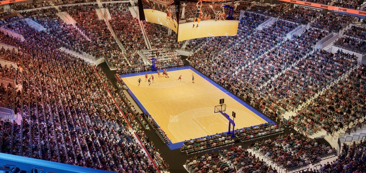 Xfinity Mobile Arena - Section 205 A Seat View