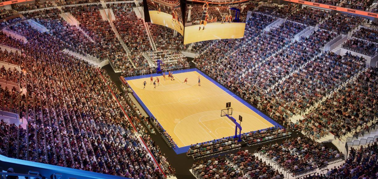 Xfinity Mobile Arena - Section 205 A Seat View