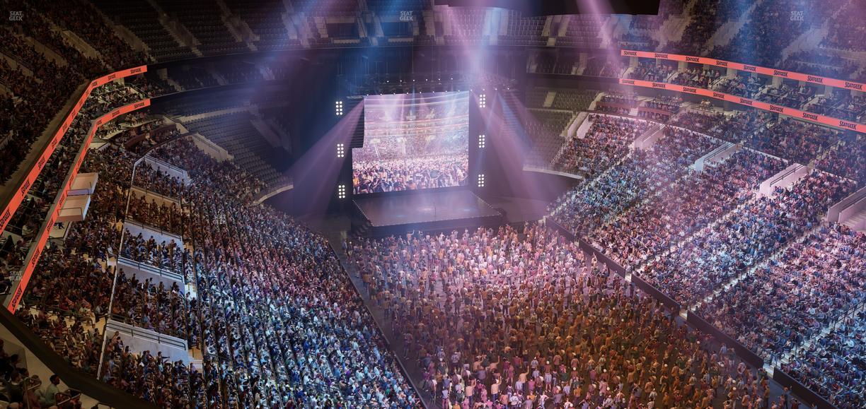 Xfinity Mobile Arena - Section 205 A Seat View