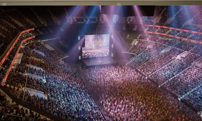 Xfinity Mobile Arena - Section 205 A Seat View