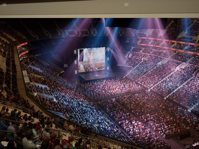 Xfinity Mobile Arena - Section 205 Seat View