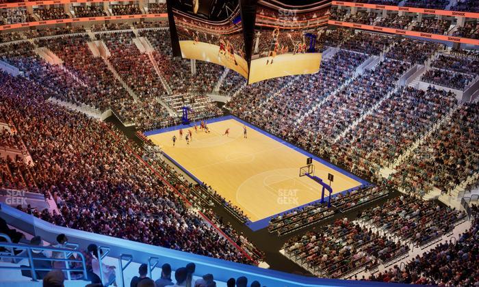 Xfinity Mobile Arena - Section 205 Seat View