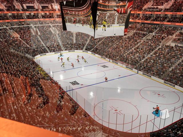 Xfinity Mobile Arena - Section 205 Seat View