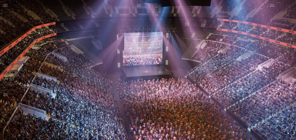 Xfinity Mobile Arena - Section 206 Seat View