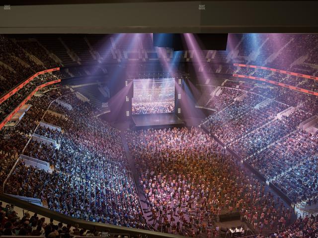 Xfinity Mobile Arena - Section 206 Seat View