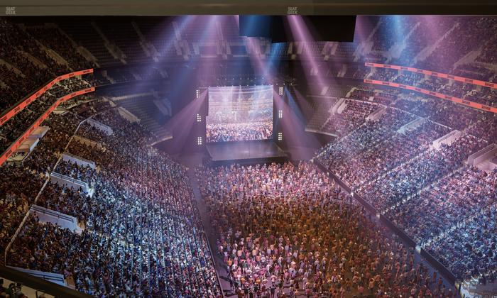 Xfinity Mobile Arena - Section 206 Seat View