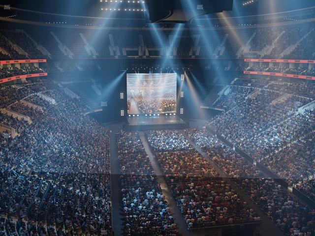 Xfinity Mobile Arena - Section 206 Seat View