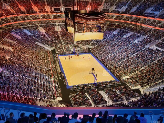 Xfinity Mobile Arena - Section 206 Seat View