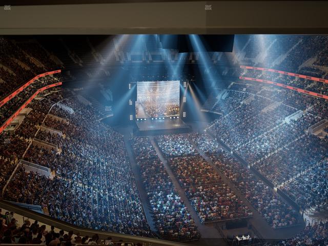 Xfinity Mobile Arena - Section 206 Seat View