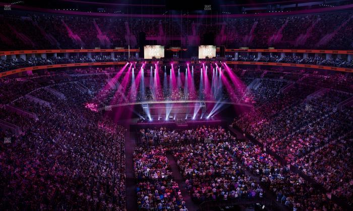 Xfinity Mobile Arena - Section 206 Seat View
