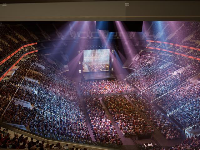 Xfinity Mobile Arena - Section 206 Seat View