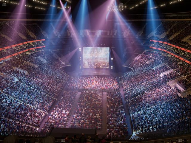Xfinity Mobile Arena - Section 207 A Seat View