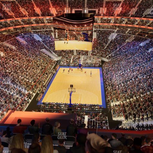 Xfinity Mobile Arena - Section 207 A Seat View
