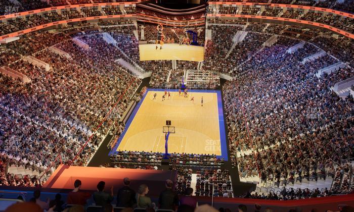 Xfinity Mobile Arena - Section 207 A Seat View