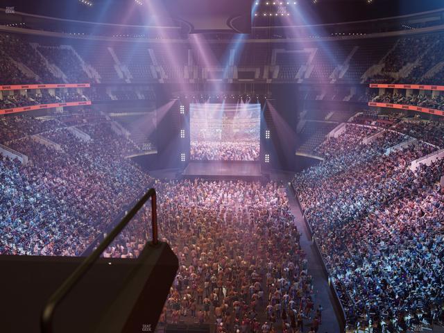 Xfinity Mobile Arena - Section 207 A Seat View