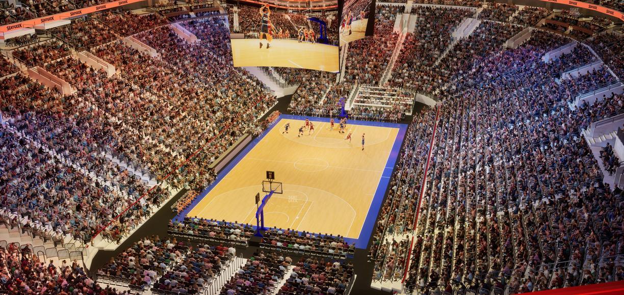 Xfinity Mobile Arena - Section 208 Seat View