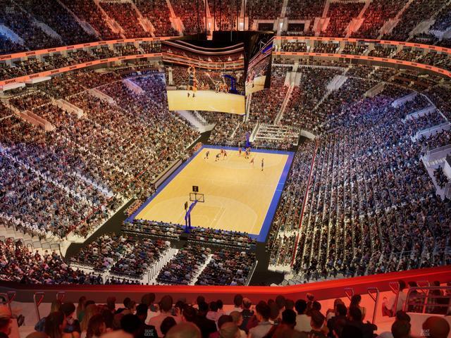 Xfinity Mobile Arena - Section 208 Seat View