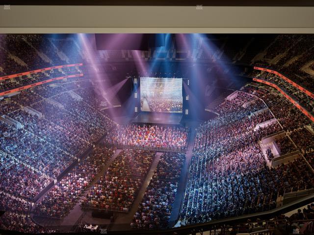 Xfinity Mobile Arena - Section 208 Seat View