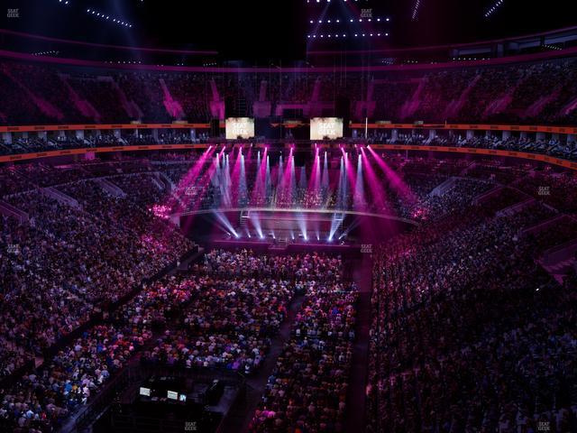 Xfinity Mobile Arena - Section 208 Seat View