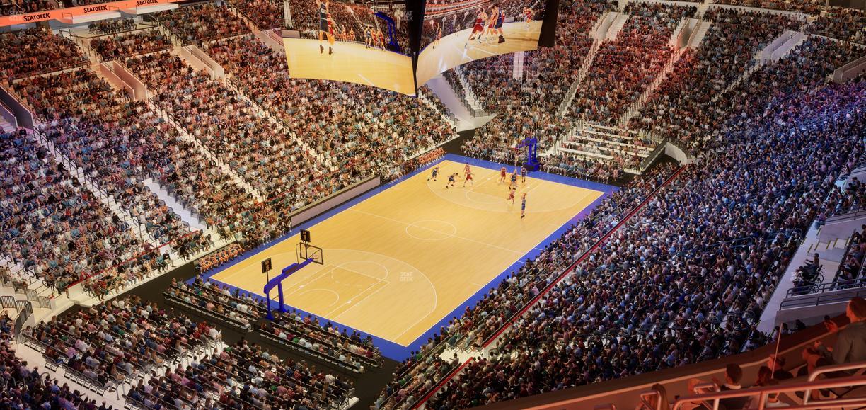 Xfinity Mobile Arena - Section 209 A Seat View