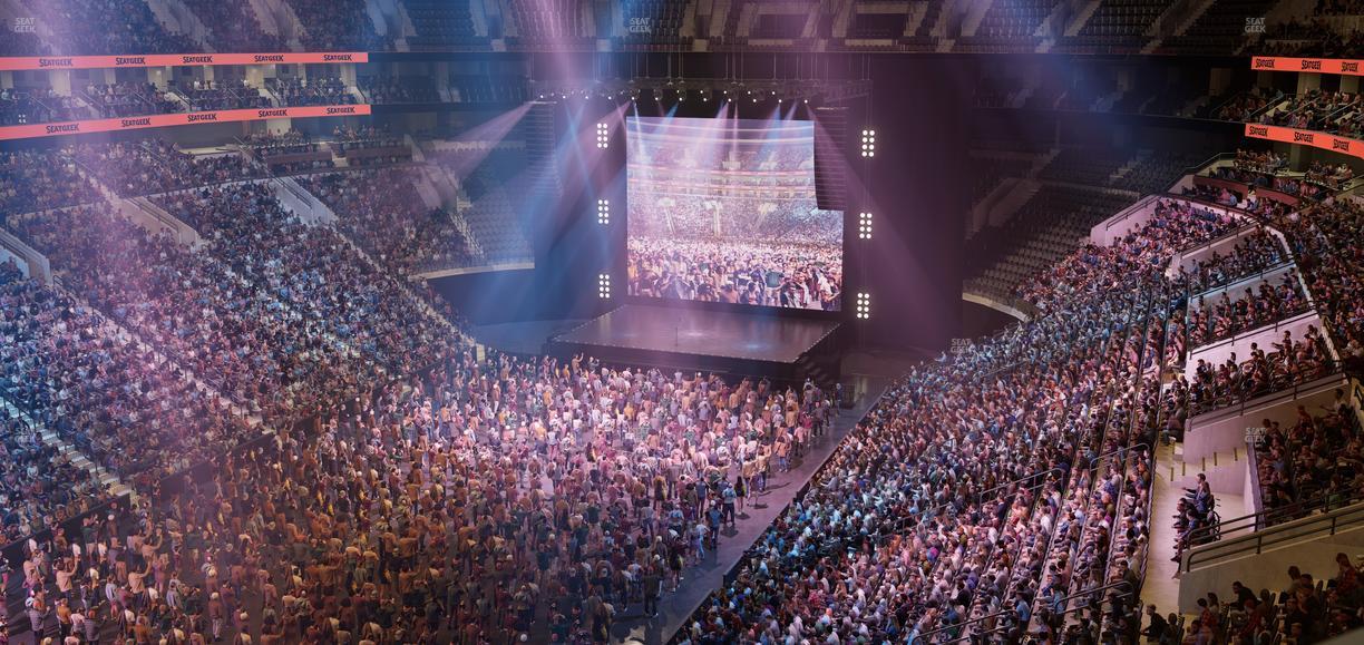 Xfinity Mobile Arena - Section 209 A Seat View