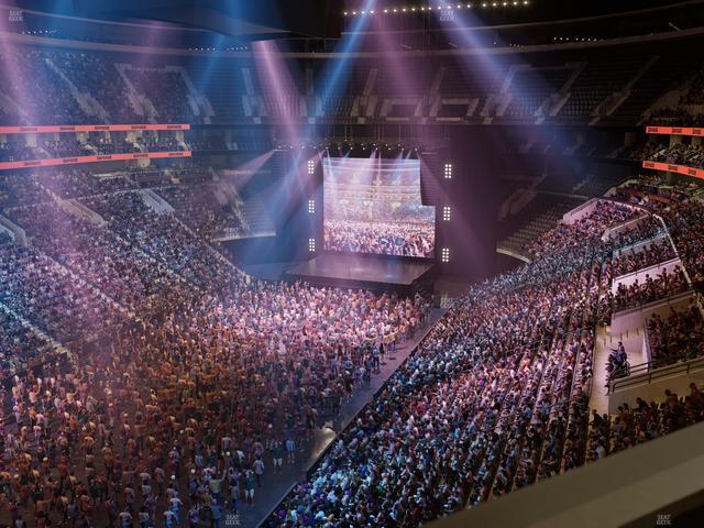 Xfinity Mobile Arena - Section 209 A Seat View