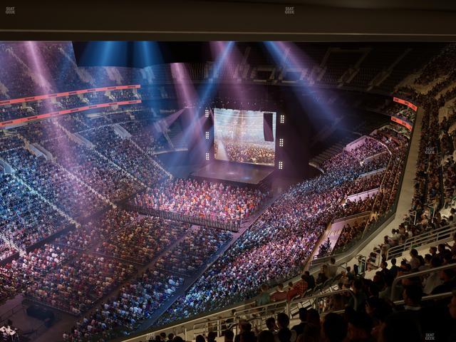 Xfinity Mobile Arena - Section 209 A Seat View