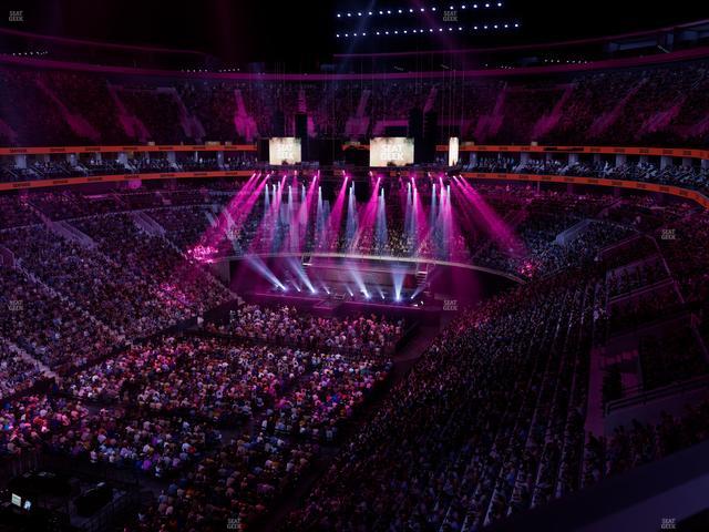 Xfinity Mobile Arena - Section 209 A Seat View
