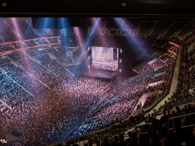 Xfinity Mobile Arena - Section 209 A Seat View