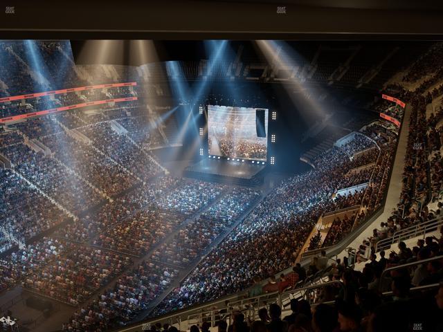 Xfinity Mobile Arena - Section 209 A Seat View