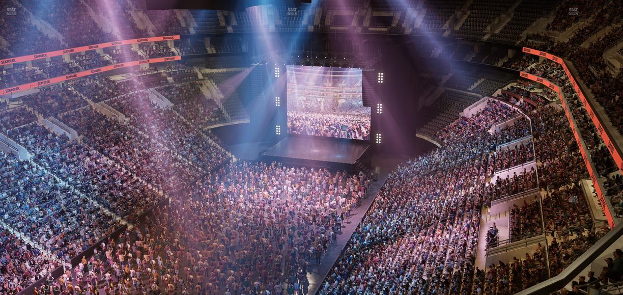 Xfinity Mobile Arena - Section 209 Seat View