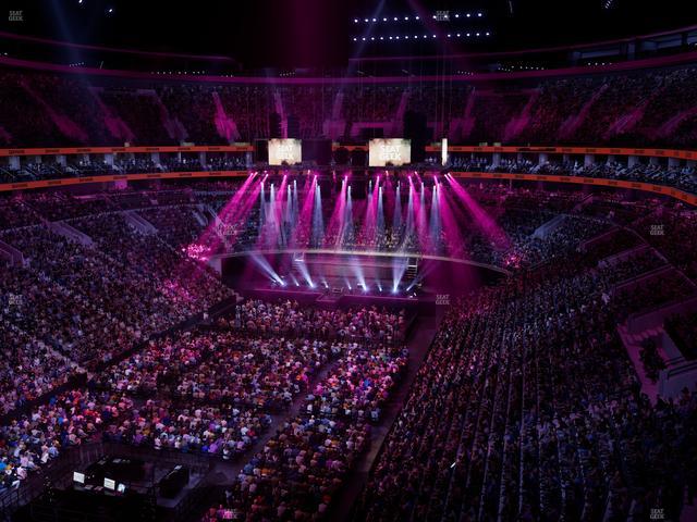 Xfinity Mobile Arena - Section 209 Seat View