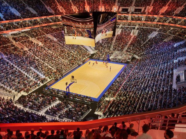 Xfinity Mobile Arena - Section 209 Seat View