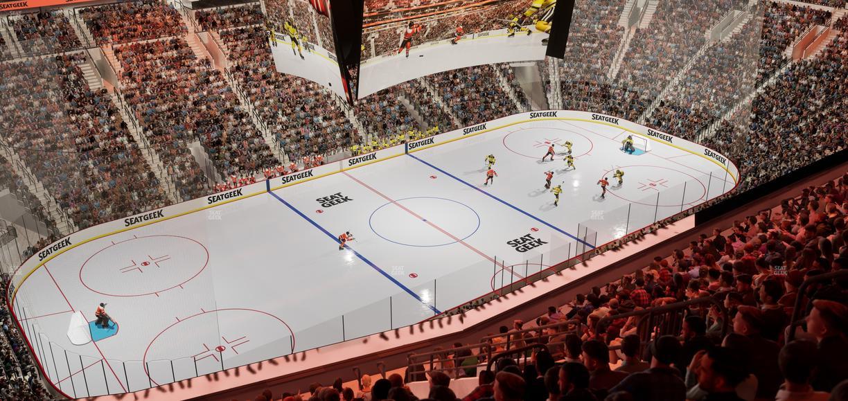 Xfinity Mobile Arena - Section 210 A Seat View