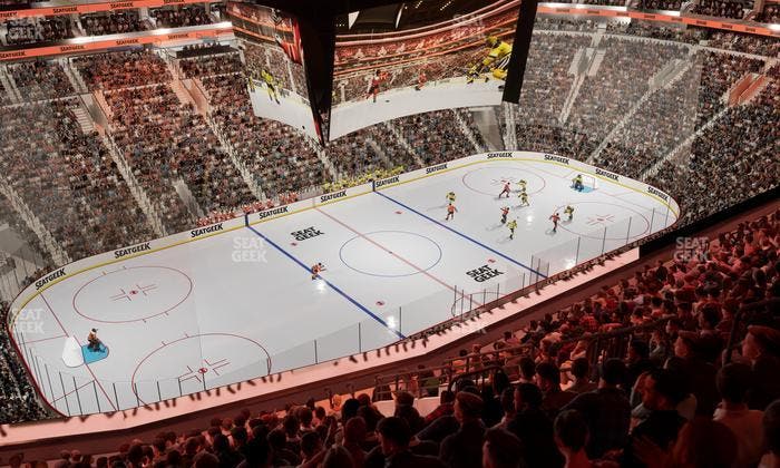 Xfinity Mobile Arena - Section 210 A Seat View