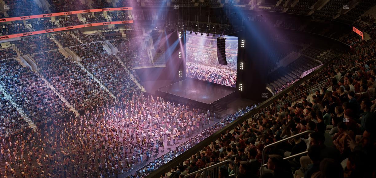 Xfinity Mobile Arena - Section 210 A Seat View