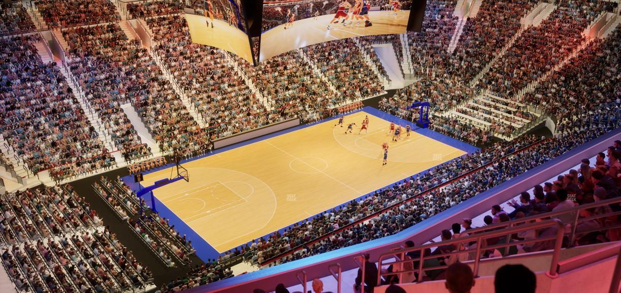 Xfinity Mobile Arena - Section 210 A Seat View