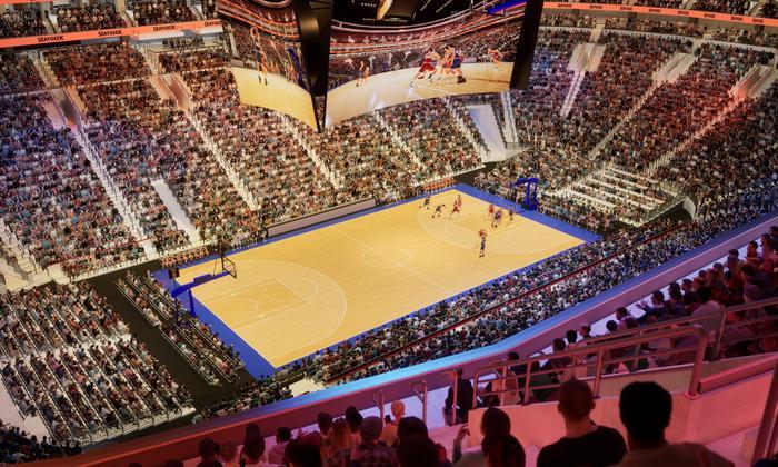 Xfinity Mobile Arena - Section 210 A Seat View