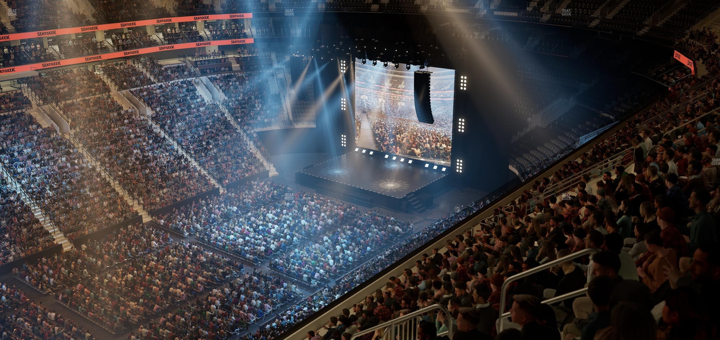 Xfinity Mobile Arena - Section 210 A Seat View