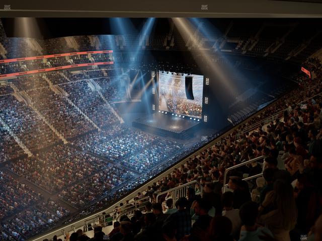 Xfinity Mobile Arena - Section 210 A Seat View